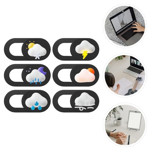 6 Pcs Laptop Cover Webcam Cover Slider Webcam Security Cover - 第 8/12 張圖片