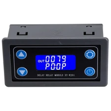 Digital Time Delay Relay Module Control Switch Timing Trigger DC 12V LCD