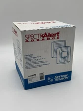 SYSTEM SENSOR SPSW White Wall Speaker Strobe