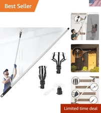 High Efficiency 12FT Light Bulb Changer with Stainless Steel Pole & Accessories