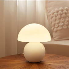 Mushroom Table Lamp Dimmable Ambient Desk Night Light Choose Your Color
