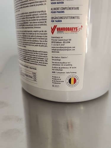Vanrobaeys ENDURANCE+ 400 GR - Pigeon Supplement - Picture 9 of 9