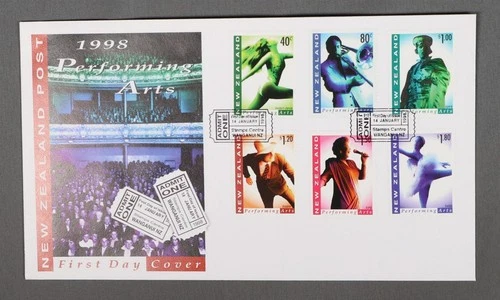 MayfairStamps New Zealand FDC 1998 Performing Arts Combo First Day Cover aax_615