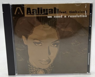 Aaliyah Feat. Timbaland   We Need A Resolution CD, Maxi-Single Promo Blackground