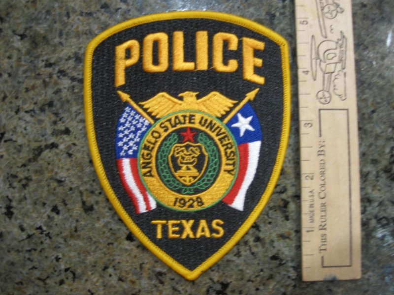 Angelo State University Texas Police patch TX