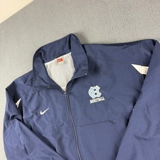 Vintage Nike North Carolina Tar Heels UNC Windbreaker Full Zip Swoosh Team