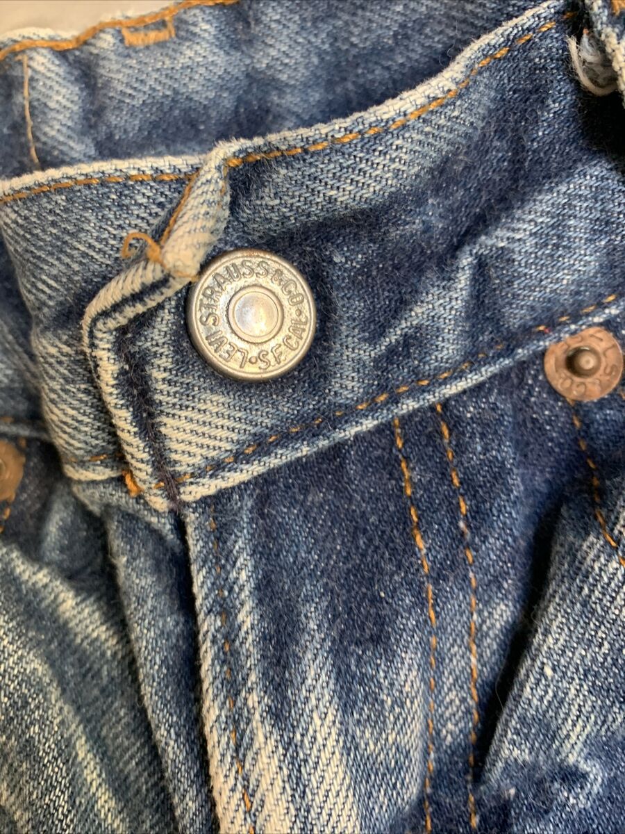 Vintage 70s Levis 302 Kids Toddler SZ 1 Denim Jeans W19” X Vintage 70s Levis 302 Kids Toddler SZ 1 Denim Jeans W19” X