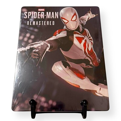 Marvel's Spider-Man Remastered - Custom-Made PS5/PS4 G2 Steelbook Case - NO GAME