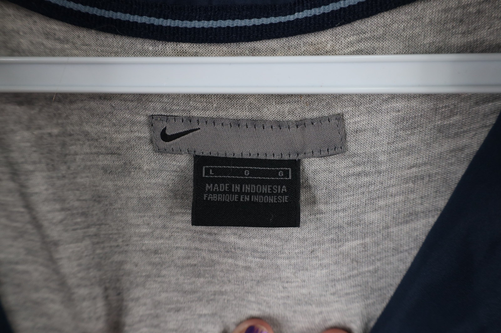 SACAI X NIKE Giacca a vento vintage Nike uomo L color block Travis Scott mini foderata in swoosh