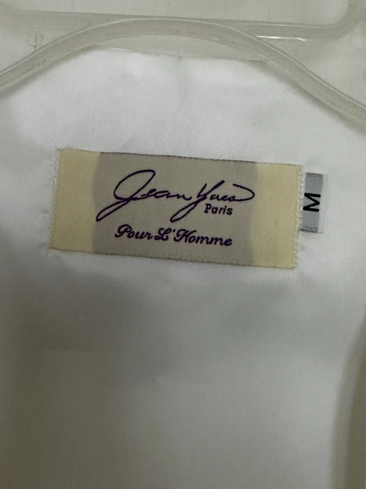 Jean Yaes Paris Pour L’ Homme (For The Man) Paisley White/Ivory Formal Tux Vest - Image 3 of 4