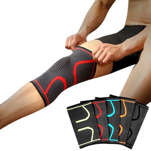 1 Pair High Quality Knit Knee Support, Protect Knee & Relief Pains. Go Gym Need - Picture 6 of 6