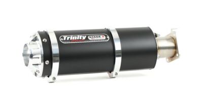 Trinity Racing Stage 5 Stinger Slip On Exhaust Black Muffler TR-4176S-BK