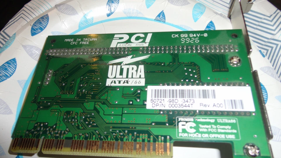 Promise Technology Ultra 66 Dual IDE PCI Controller Card 9841-00 - Image 2 of 2