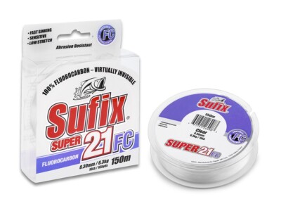 150m Fluorocarbon - Sufix Super 21 - 0,20mm/3,7kg , neu, OVP