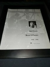 Styx John Panozzo Rare Original Memorial Promo Poster Ad Framed!