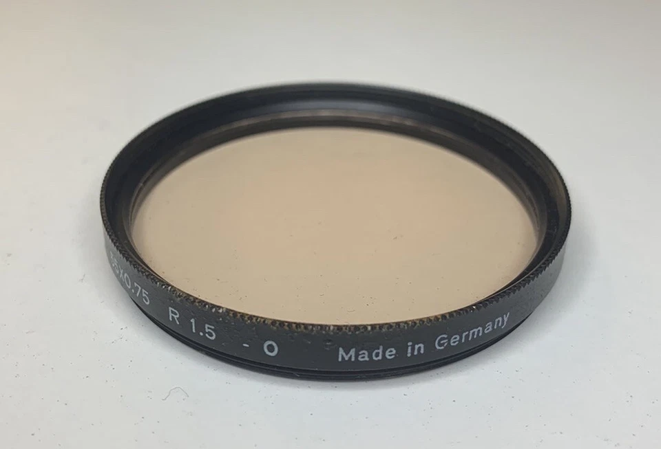Heliopan 55x0.75 R 1.5 - 0 Filter. Made in Germany - Image 2 of 3
