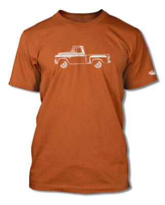 1955 Chevrolet Pickup 3100 T-Shirt - Men - Side View