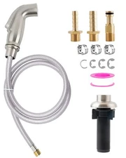 Kitchen Sink Spray Attachment with Hose/Holder, Kitchen Sink Faucet Sprayer