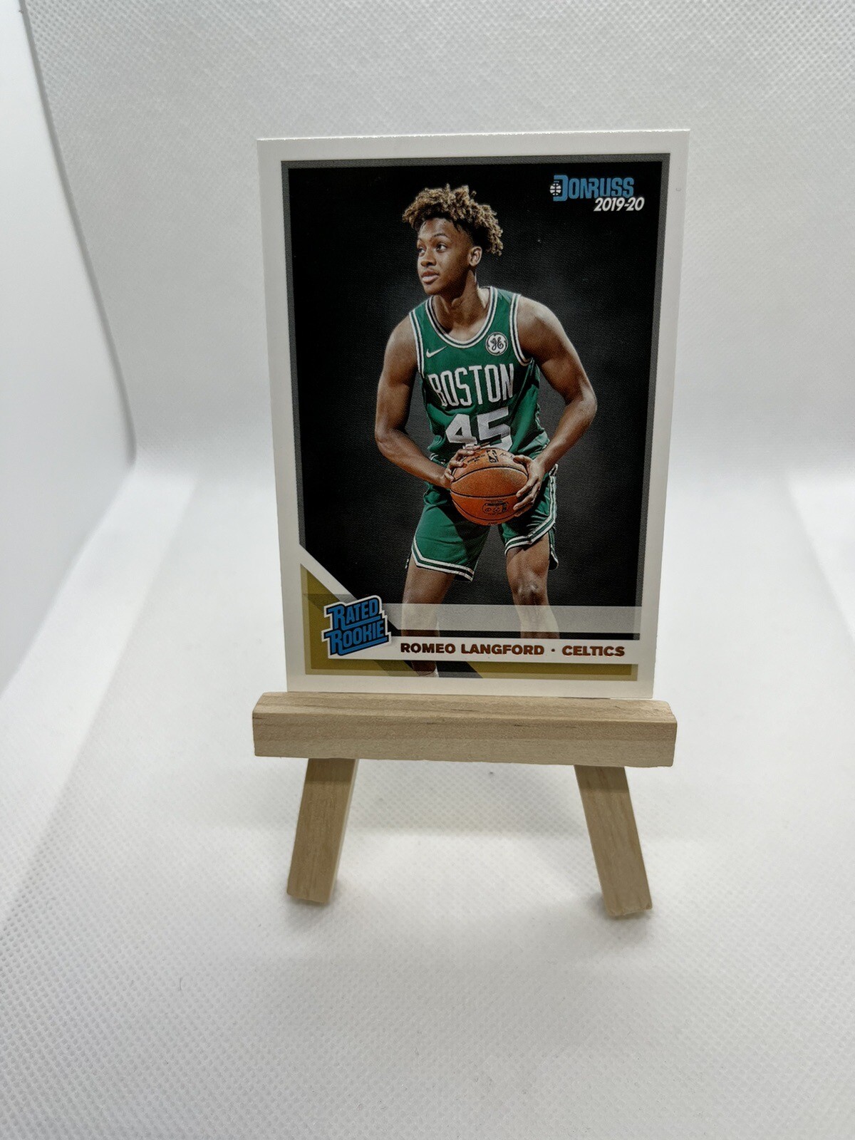 2019-20 Panini Donruss - Rated Rookie  #213 Romeo Langford, Boston Celtics.