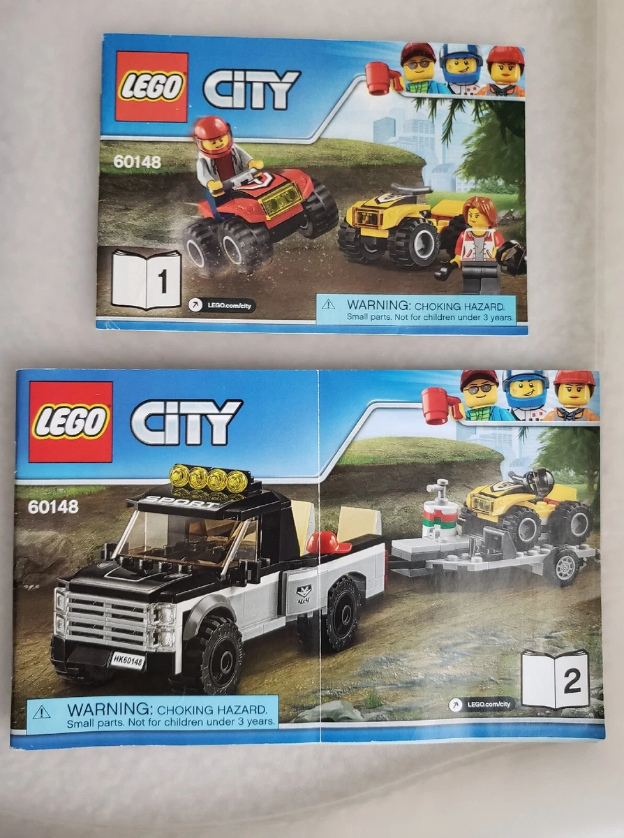 LEGO City ATV Race Team 60148 Building Kit with Toy Truck and Race Car Toys  (239 Pieces) 