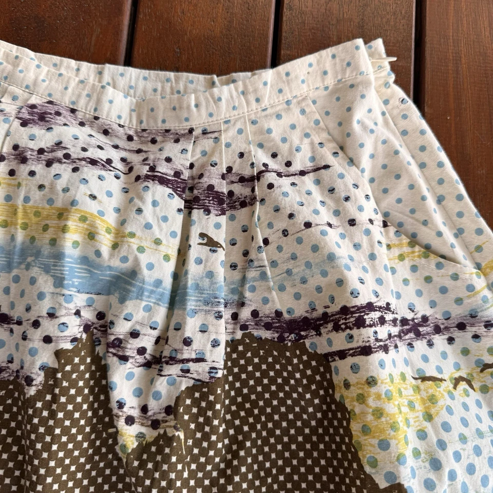 Saia de malha Dove tamanho XS A linha bolinhas casual - Imagem 3 de 4