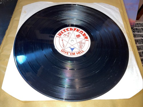 WITCHFYNDE -GIVE ‘em Hell - 12”lp 1980 1A/1B Vgc-/vgc+ Uk 1st Press - Picture 2 of 6