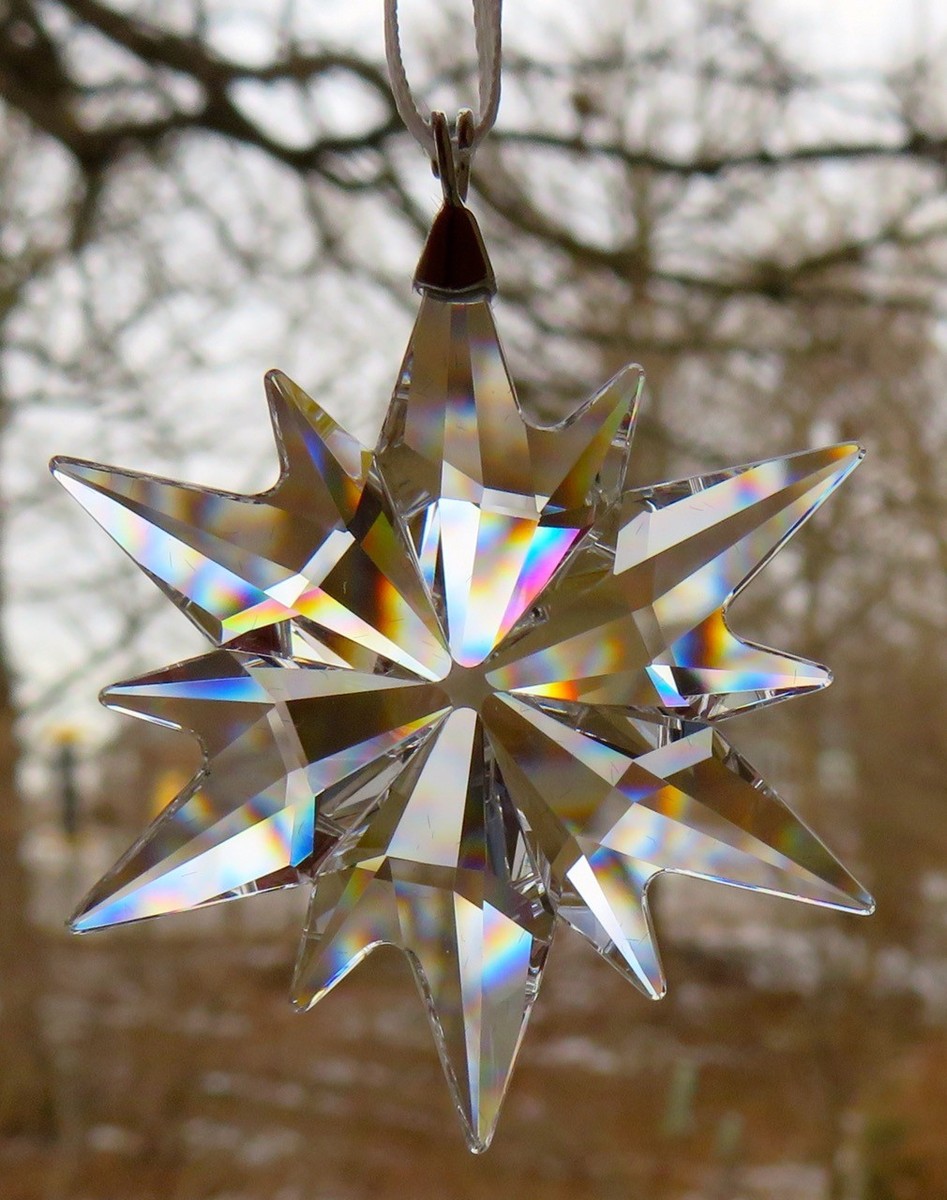 SWAROVSKI Crystal 2017 Little Star Snowflake Christmas Ornament