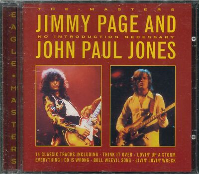 JIMMY PAGE AND JOHN PAUL JONES ''The Masters - No Introduction Necessary'' CD