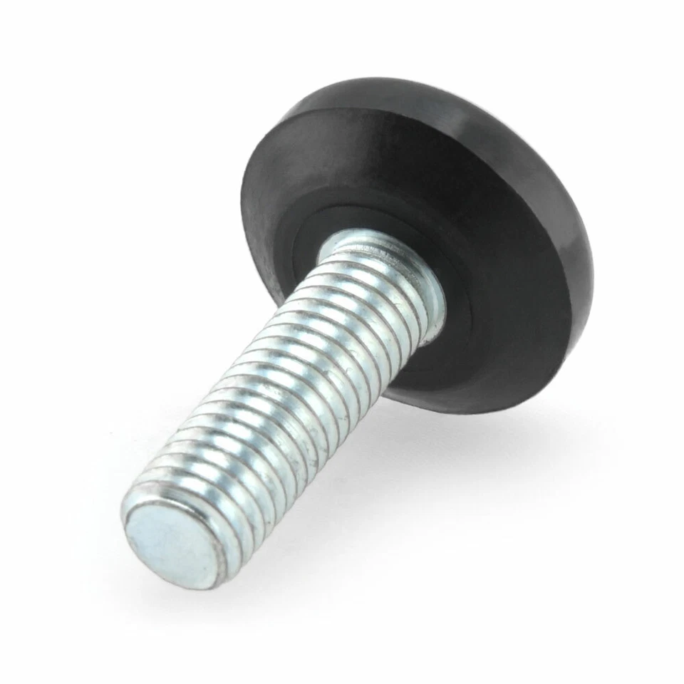 12 x Möbelgleiter mit M8 Gewinde Teflongleiter 22 mm Gewindegleiter Stellfüße - Bild 2 von 3