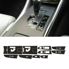Car Stickers Gear Shift Panel Cover Decoration Decals Carbon Fiber Accessories Car Stickers Gear Shift Panel Cover Decoration Decals Carbon Fiber Accessories