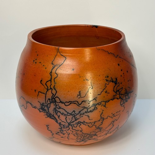 Richard Lawson Architect "Horsehair" Art Pottery Vase - Picture 2 of 15