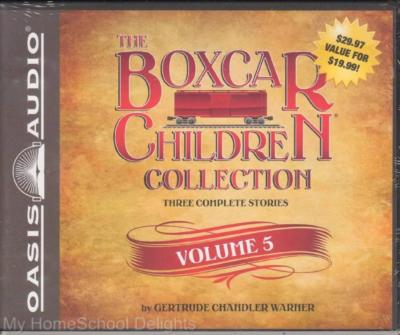 New BOXCAR CHILDREN COLLECTION Volume 5 Warner Stories 13-15 on 6 Audio CDs