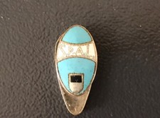 Distintivo Calcio SPAL anni 60 con piedino con timbro