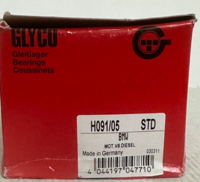 GLYCO Main Bearing Set H091/5 STD Fits BMW V8 D M67 7 series E38 740D 745D Z9