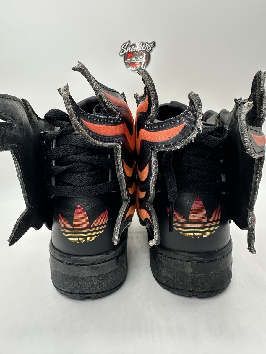 adidas×JEREMY SCOTT Flame pattern set up adidas x JEREMY SCOTT Flame Pattern Track Jacket Size XS