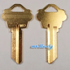 Lot of 10 Weslock WK2, Ilco 1175N Brass Key Blanks, Locksmith 
