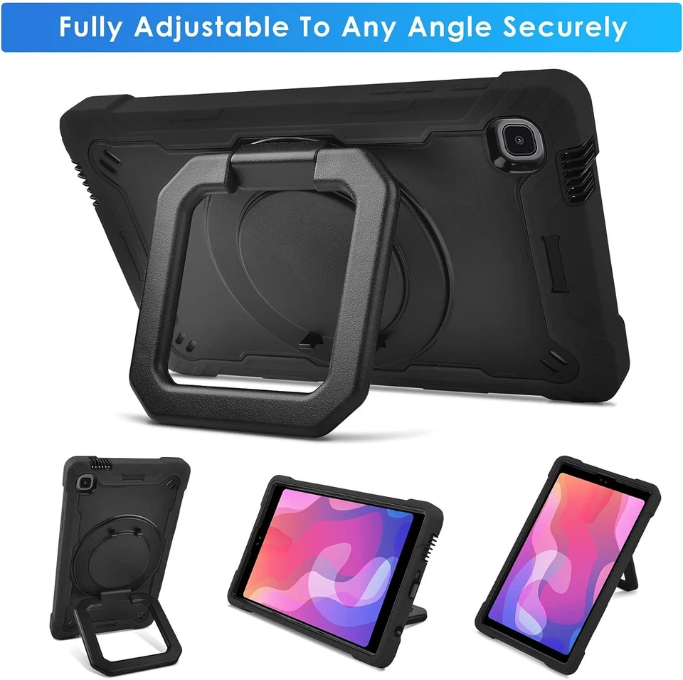 Shockproof Case for Amazon Fire HD 8 Tablet 12th Gen 2024/2022 Rugged Case Stand - Image 4 of 4