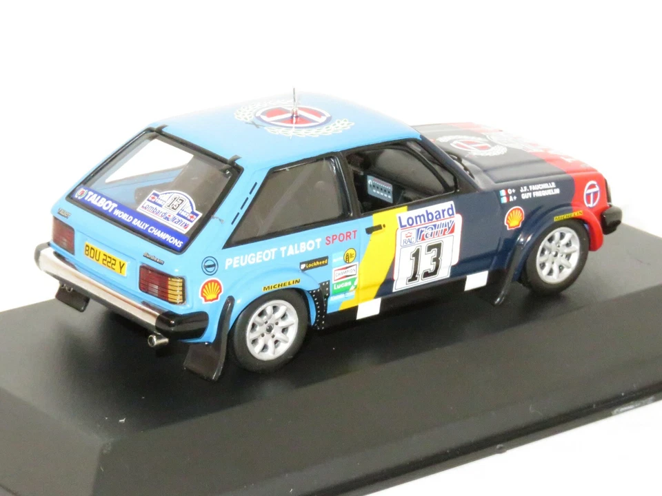 1/43 Sunbeam Talbot Lotus  Lombard RAC Rally 1982 #13 G.Frequelin - Image 3 of 4