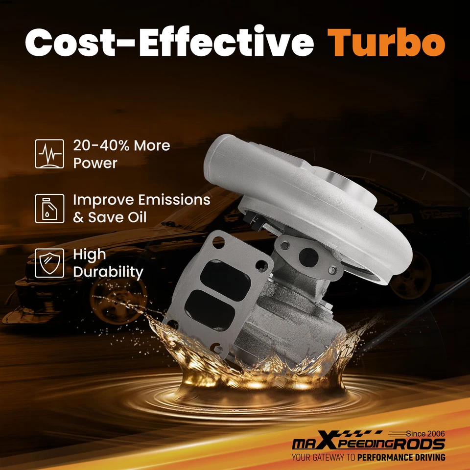 Turbocompresor motor turbina H1C Turbo para Cummins 6BT 6BT-590 6T-590 6BTA Foto 2 de 4