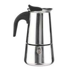 Espressokocher Edelstahl Espressobereiter für 2 Kaffeekocher Espresso Mokkakanne