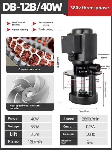 Macchina Pompa Olio Monofase Trifase Rettificatrice Turbina Idraulica - Foto 10 di 35