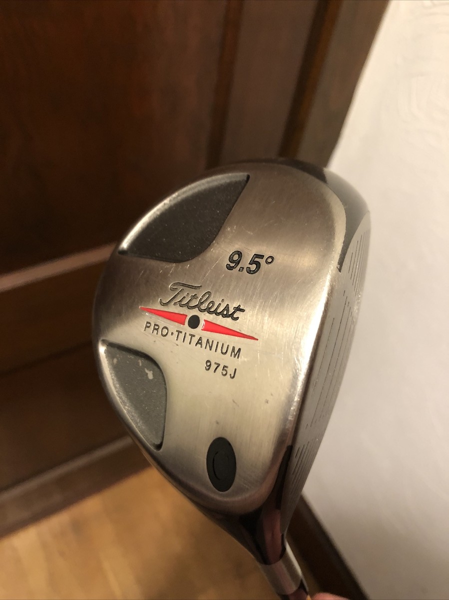 TITLEIST PRO-TITANIUM PT 975J 9.5* DRIVER ~PROFORCE 75 GOLD S-FLEX