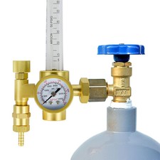 For TIG MIG Welder Tanks CGA580 Argon/CO2 Regulator-Welding Gas Flowmeter SCFH 