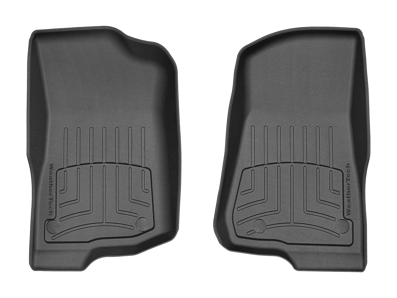 WeatherTech FloorLiner HP Mats for 2023 Nissan Rogue 1st Row, Black