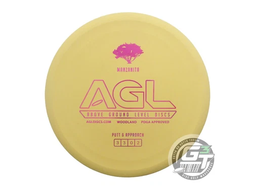 NEW Above Ground Level Woodland Manzanita 172g Yellow Pink Holo Putter Golf Disc