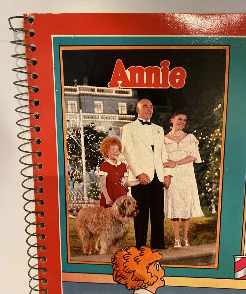 Спиральный блокнот Little Orphan Annie с песчаными 54 листами 10,5 x 8 дюймов новый винтажный - Изображение 3 из 4
