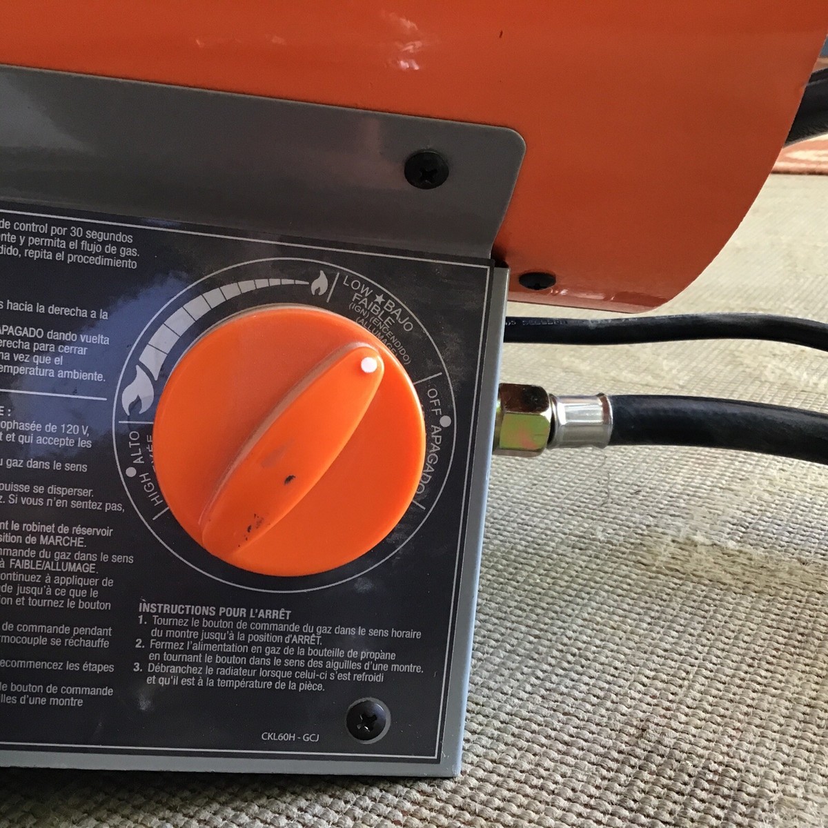 Dyna-Glo Pro Propane Heater Includes Regulator on 5 Ft. Hose | eBay