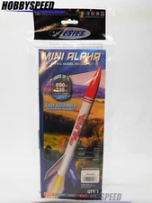 ESTES MINI ALPHA ROCKET KIT BEGINNER Model Rocketry project nasa space EST2098