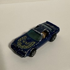 Hot Wheels Hot Bird Blue Trans Am Blackwalls 1977 Hong Kong Vintage
