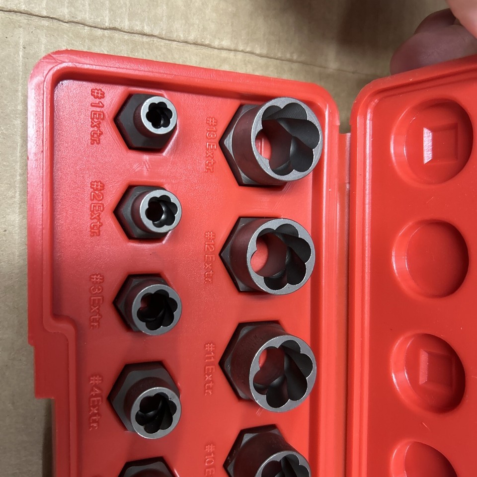Craftsman USA 13 Piece BoltOut Damaged Bolt Nut Remover Extractor Set